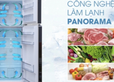 Công nghệ làm lạnh Panorama trên tủ lạnh Panasonic